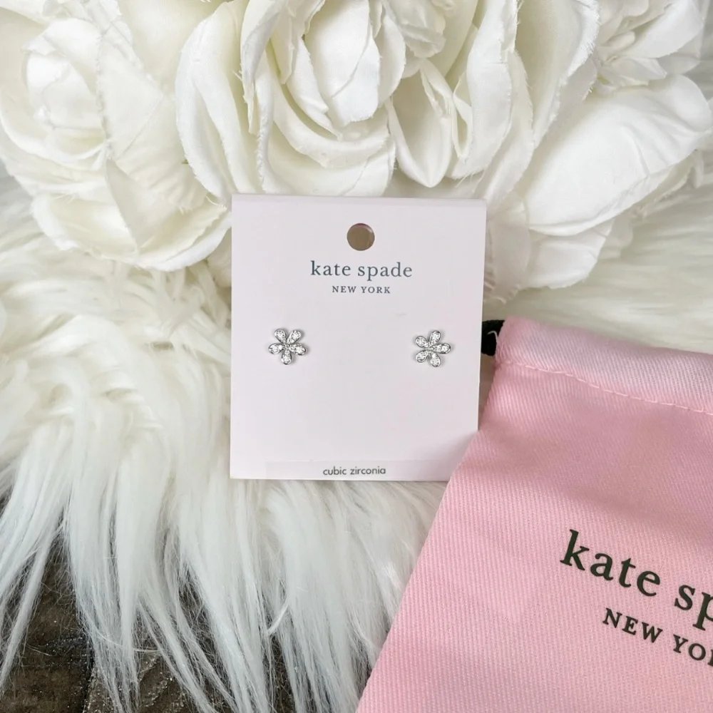 Kate Spade Gleaming Gardenia Studs - Picture 2 of 3